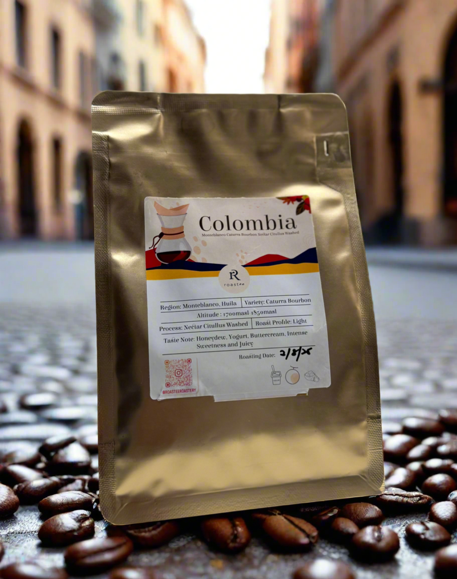 Colombia Monteblanco Cattura Bourbon Nectar (Honeydaw, buttercream, sweetness & juicy)