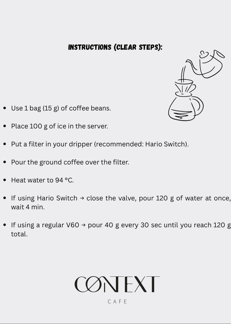 cotton candy + fruity bomb (Context cafe) box