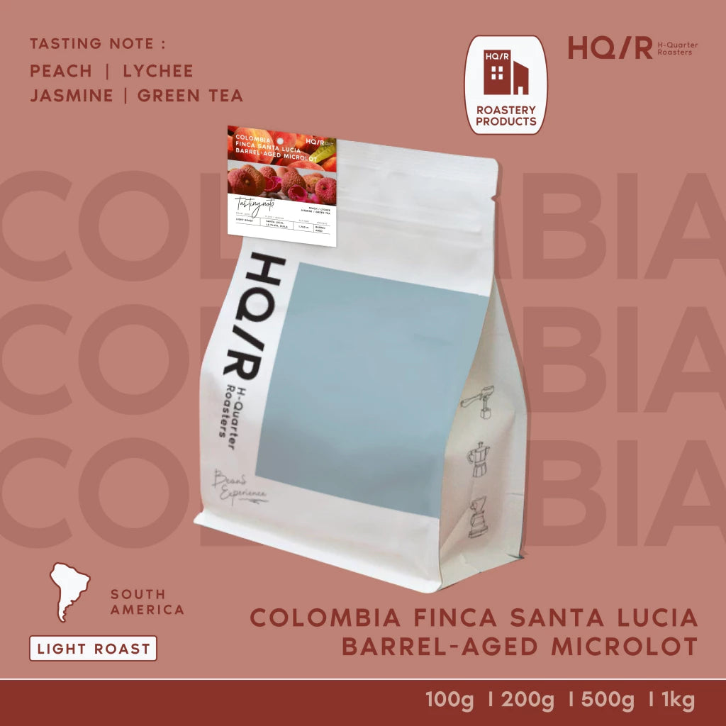 Colombia Finca Santa Lucia Barrel-Aged Microlot 🍑 (Lychee, Peach) 200g