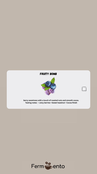 fruity bomb box (Context cafe) box