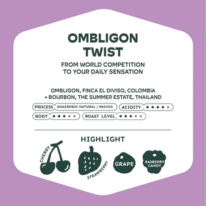 Ombligon Twist (Cherry / strawberry / raspberry candy / Grape) 200g