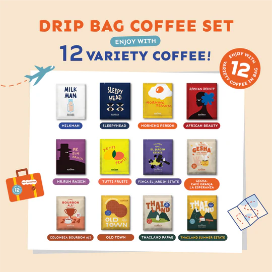summer coffee (Drip Bag Set Of 12)