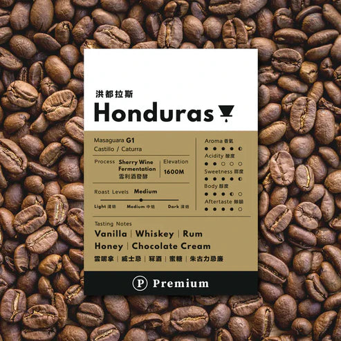 Ⓟ 𝐏𝐫𝐞𝐦𝐢𝐮𝐦 Drip Bag box - Honduras Vanilla rum honey (5pcs)
