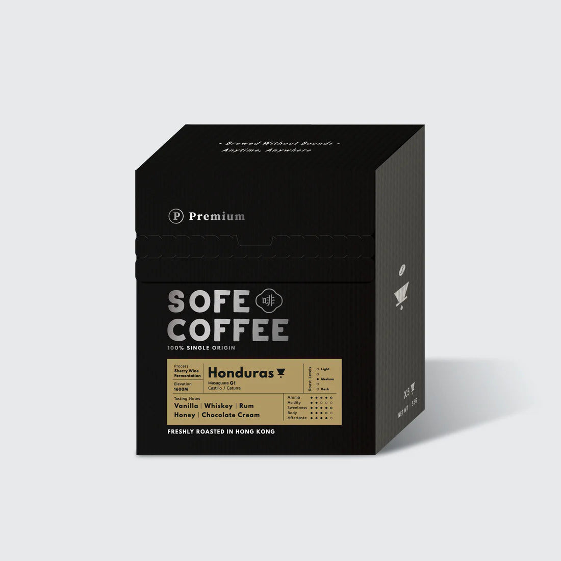 Ⓟ 𝐏𝐫𝐞𝐦𝐢𝐮𝐦 Drip Bag box - Honduras Vanilla rum honey (5pcs)