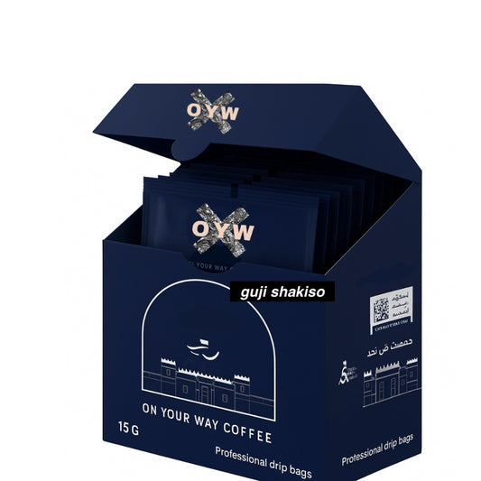 guji shakiso drip bags 5pcs - اظرف قهوة قوجي شاكيسو